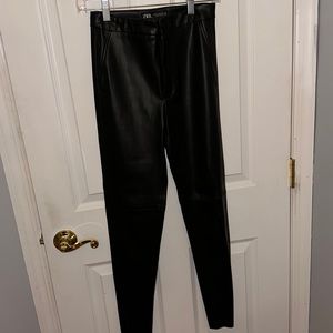 Zara Skinny Leather Pants